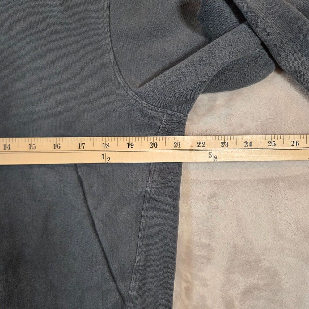 lululemon Steady State Pullover Hoodie Men's XS Gray Fleece Kangaroo Pocket - Picture 5 of 7